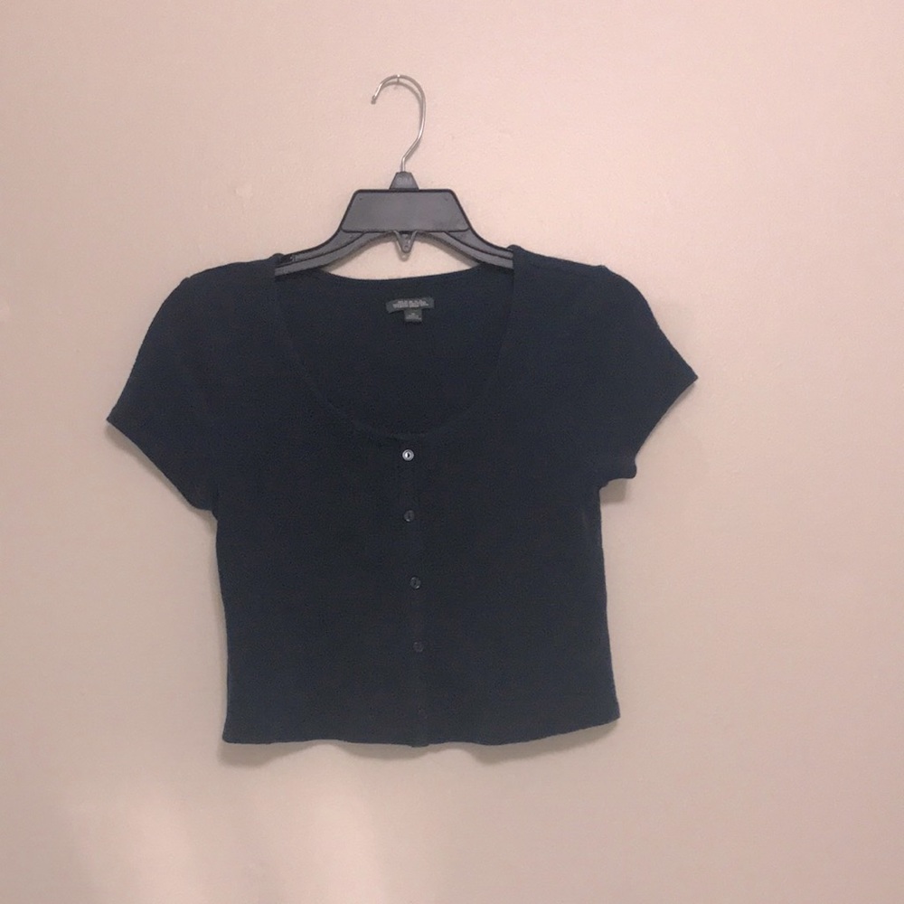 Beautiful blue crop top